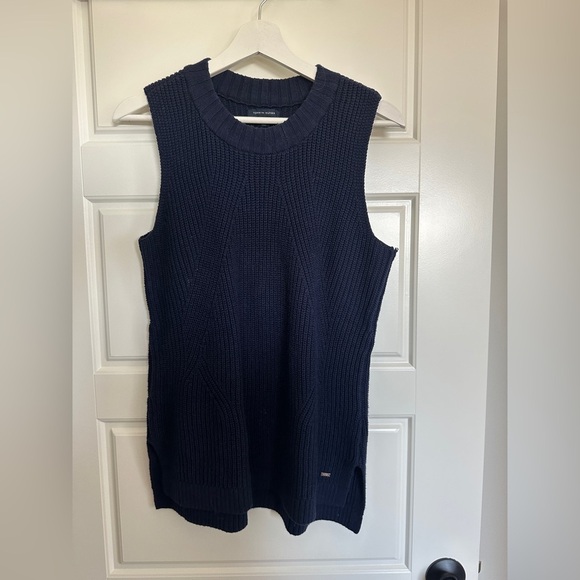 Tommy Hilfiger Dark Blue Knit Tank Top - Picture 1 of 4